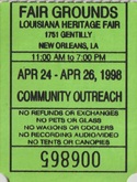 Dave Matthews Band / Pete Fountain / Cowboy Mouth on Apr 26, 1998 [799-small]