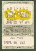Anthrax / Metal Church  on Jun 22, 1987 [813-small]