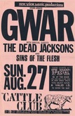 The Dead Jacksons / Sins of the Flesh / GWAR on Aug 27, 1989 [840-small]