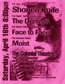 Shonen Knife / Face To Face / The Dentists / Moist on Apr 16, 1994 [854-small]