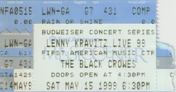 Lenny Kravitz / The Black Crowes / Everlast on May 15, 1999 [928-small]