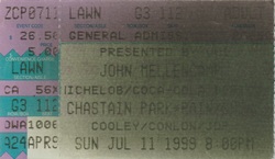 don't leave your tickets (or ticket stubs) in a hot car during the summer, John Mellencamp / Son Volt on Jul 11, 1999 [933-small]