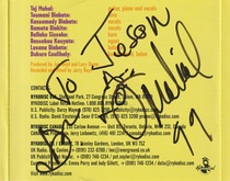 Taj Mahal autograph, Baaba Maal / Taj Mahal / Oliver Mtukudzi on Aug 21, 1999 [944-small]