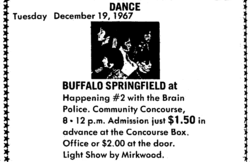 Buffalo Springfield / The Brain Police on Dec 19, 1967 [993-small]