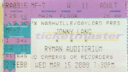 Jonny Lang / The Keller Brothers Band on Mar 15, 2000 [113-small]
