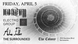 Dead Leaf Echo / Electro Group / Ashes Fallen / The Surrounded on Apr 5, 2019 [129-small]