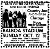 Country Joe & The Fish / Poco / Framework / Merryweather / Chicago on Oct 12, 1969 [133-small]