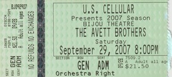 The Avett Brothers / Cutthroat Shamrock on Sep 29, 2007 [434-small]