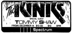 The Kinks / Tommy Shaw on Dec 14, 1984 [463-small]