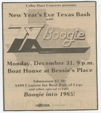 TX Boogie on Dec 31, 1984 [526-small]