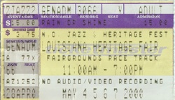 New Orleans Jazz & Heritage Festival on May 4, 2000 [552-small]