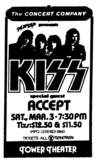 KISS / Accept on Mar 3, 1984 [571-small]