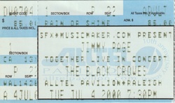 Jimmy Page & The Black Crowes / Kenny Wayne Shepherd Band / Legless Blue on Jul 4, 2000 [591-small]