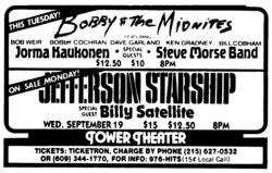 Jefferson Starship / Billy Satellite on Sep 19, 1984 [597-small]