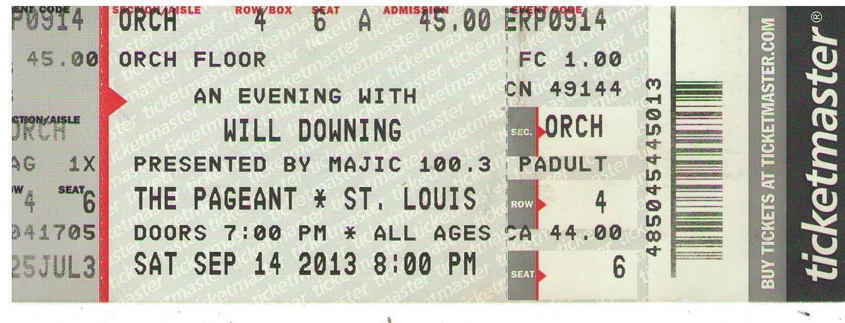 WILL DOWNING Concert &amp; Tour History (Updated for 2022 - 2023) | Concert