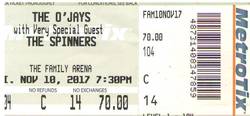 the ojays / The Spinners on Nov 10, 2017 [697-small]