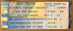 The Pretenders / The Alarm / Icicle Works on Apr 16, 1984 [834-small]