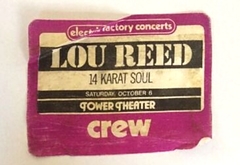14 Karat Soul / Lou Reed on Oct 6, 1984 [856-small]