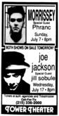 Morrissey / Phranc on Jul 7, 1991 [889-small]