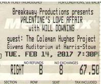 WILL DOWNING / THE COLEMAN HUGHES PROJECT FEATURING ADRIARINE on Feb 14, 2017 [920-small]