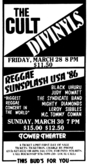 The Cult / Divinyls on Mar 28, 1986 [210-small]