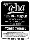 a-ha / In Pursuit on Oct 3, 1986 [212-small]