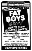 The Fat Boys / Kurtis Blow / Roxanne Shanté on Feb 2, 1985 [236-small]