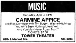 Carmine Appice / Rick Derringer on Apr 3, 1982 [364-small]