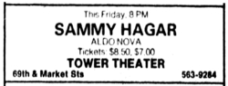 Sammy Hagar / Aldo Nova on Apr 30, 1982 [370-small]