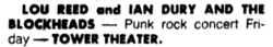 Lou Reed / Ian Dury & The Blockheads on Apr 21, 1978 [610-small]