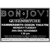Bon Jovi / Queensrÿche on Nov 25, 1986 [687-small]
