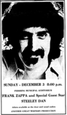 Frank Zappa / Steely Dan on Dec 3, 1972 [738-small]