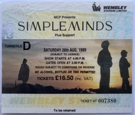 Simple Minds / Texas / The Silencers / GUN on Aug 26, 1989 [844-small]
