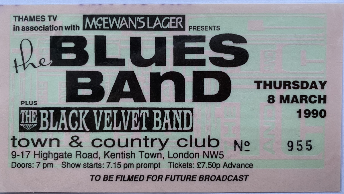 The Black Velvet Band Concert & Tour History Concert Archives