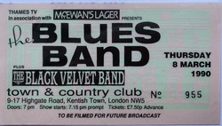 The Blues Band / The Black Velvet Band on Mar 8, 1990 [871-small]