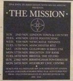 The Mission / The Rose Of Avalanche  on Nov 17, 1986 [878-small]