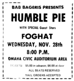 Humble Pie / Foghat on Nov 28, 1973 [883-small]