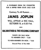 janis joplin / Big Brother And The Holding Company on Oct 18, 1968 [897-small]