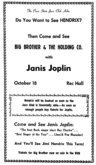 janis joplin / Big Brother And The Holding Company on Oct 18, 1968 [898-small]