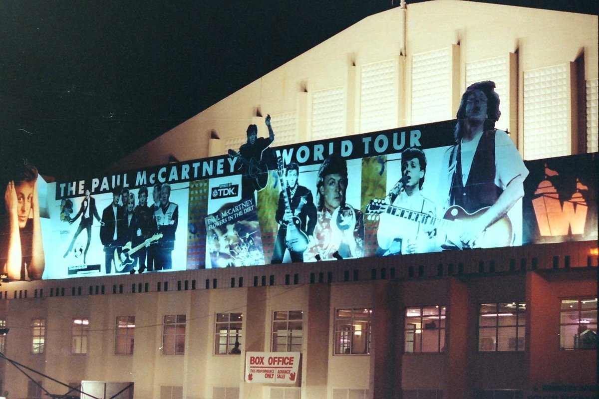 Jan 16, 1990: The Paul McCartney World Tour at OVO Arena Wembley 