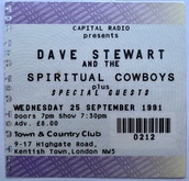 Dave Stewart And The Spiritual Cowboys on Sep 25, 1991 [019-small]