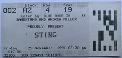Sting  on Nov 29, 1991 [024-small]
