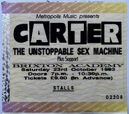 Carter The Unstoppable Sex Machine on Oct 23, 1993 [133-small]