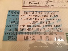 Jimmy Buffett & The Coral Reefer Band on Jul 3, 2003 [467-small]