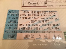 Jimmy Buffet and the Coral Reefer Band on Jul 3, 2003 [467-small]