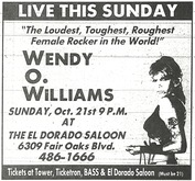 Wendy O Williams on Oct 21, 1984 [359-small]