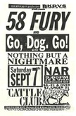 58 Fury / Go, Dog, Go! / Nothing But A Nightmare / Nar on Sep 7, 1991 [891-small]