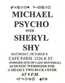 Michael Psycho / Sheryl Shy on Oct 8, 1994 [908-small]