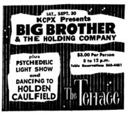janis joplin / Big Brother And The Holding Company / Holden Caulfield on Sep 30, 1967 [911-small]