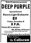 Deep Purple / Electric Light Orchestra / Elf on Dec 6, 1974 [283-small]